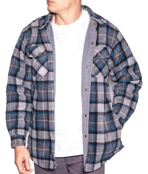 heavyweight oversized flannel shirt jacket.